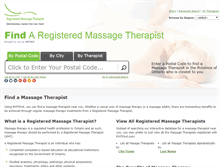 Tablet Screenshot of bramptonmassage.rmtfind.com